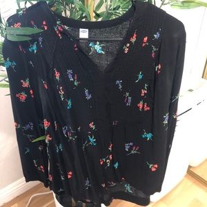 Super cute old navy floral tunic